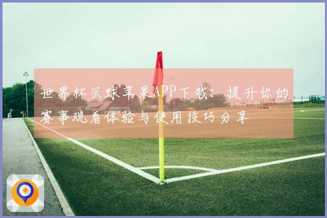 世界杯买球苹果APP下载：提升你的赛事观看体验与使用技巧分享